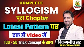 Complete Syllogism Reasoning  Latest Questions  All Concepts and Short Tricks  By Vikramjeet Sir [upl. by Adall]