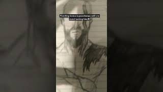 Kratos☠️ godofwar kratos trending shorts drawing golddakshff [upl. by Michaele]