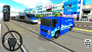 Chirag train versus game truck game 3D driving class game cargame gameplay [upl. by Llezo]