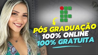 2 EDITAIS de PÓS GRADUAÇÃO TOTALMENTE ONLINE GRATUITAS  400 VAGAS  Mari Rel [upl. by Steiner]