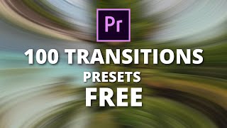 100 FREE Transition Pack for Adobe Premiere Pro  MarioTech [upl. by Wrench724]