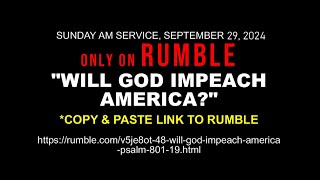 ONLYONRUMBLE WILLGODIMPEACHAMERICA SAM092924 [upl. by Lamhaj]