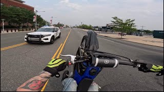 2021 YZ125 WHEELIES THROUGH PHILLY [upl. by Ender]