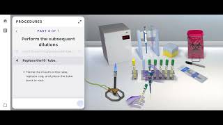 Pearson Interactive Labs  Serial Dilution and Enumeration [upl. by Judd]