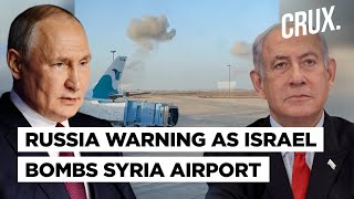 Syria quotDownsquot Israeli Missiles As Damascus Airport Hit Month After Airstrike Knocked It Out [upl. by Locklin405]