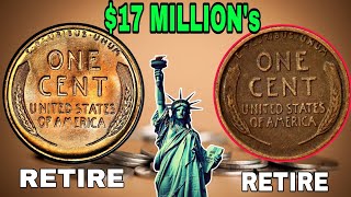 TOP 10 most valuable pennies in History Wheat PENNIES WORTH MONEY [upl. by Etnovad82]