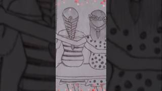 Girls pencil drawingart for kids shorts [upl. by Mackenzie]