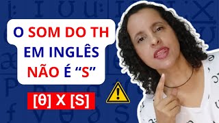 PRONÚNCIA DO TH EM INGLÊS  TH x S  MINIMAL PAIRS  Pronúncia em Inglês [upl. by Nauqat]