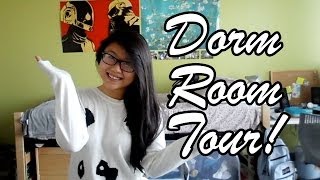 Temple University Morgan Hall Dorm Room Tour ♥ CoolRiceBunnies [upl. by Tnecniv]