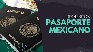 📄 Requisitos para PASAPORTE MEXICANO 🌍✈️ ¿Listo para viajar [upl. by Graaf]