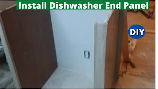 How to Install Dishwasher End Panel Step by Step [upl. by Dominique730]