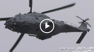 NHIndustries NH90 NTH quotSea Lionquot  German Navy 7959  arrival at Nordholz Naval Air Base [upl. by Ashly]