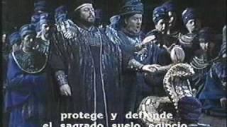 Luciano Pavarotti  AIDA  Mortal diletto ai Numi  Finale primo [upl. by Niabi]