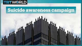 Suicide awareness campaign in London [upl. by Lydnek847]