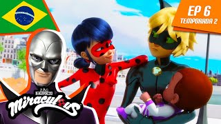 🇧🇷 MIRACULOUS  🐞 GIGANTITÃ 🐾  Episódio completo ▶️ Temporada 2 Ep 6  Português BRASIL 🇧🇷 [upl. by Sada986]