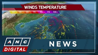 Typhoon Carinaenhanced Southwest Monsoon brings rains over Luzon Visayas  ANC [upl. by Salbu776]