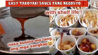 Takoyaki sauce recipe for business  takoyaki pang negosyo filipino style [upl. by Sigvard]