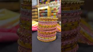 Bangle sets on website bangles glassbangles traditionalwear weddingwear ladiesfashion pastel [upl. by Neleag]