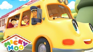 The Wheels on the Bus Go Round and Round  More Songs for Kids  Nursery Rhymes [upl. by Anirda]