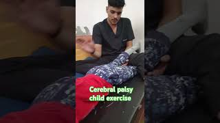 Cerebral palsy child exercise in long life physiotherapy and rehab hospital sitabadi [upl. by Manaker489]