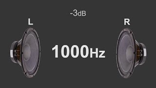 Stereo test tone Left and Right by frequency from 50Hz to 16000Hz [upl. by Sclater411]