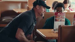 Lions head coach Dan Campbell stars in a new commercial for Applebees [upl. by Inobe]