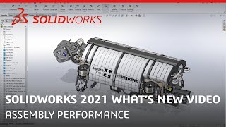 Whats New in SOLIDWORKS 2021  Assembly Performance [upl. by Litch576]