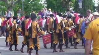 20130615 Fanfarenzugtreffen Sternmasch bei Sommertemperatur in Langenargen am Bodensee Teil 06 [upl. by Low]