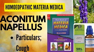 Aconitum Napellus Part 6SK Dubey decodesHOMOEOPATHIC MATERIA MEDICA 🪴🎋 [upl. by Eilsek]