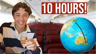 10 HOURS IN QANTAS A330 Economy Class from MELBOURNE to TOKYO [upl. by Willing882]