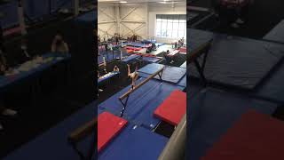 XCEL Platinum USAG Region 6 Regionals 1st Place Beam Routine 9575 [upl. by Mcmullan]