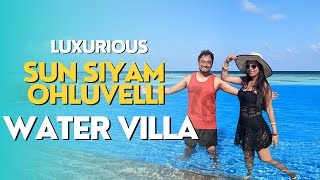 Most Luxurious Water Villa Maldives  Overwater Villa Tour  Sun Siyam Olhuveli Ocean Pool Maldives [upl. by Aileek53]