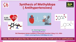 Synthesis of Methyldopa  Antihypertensives [upl. by Libbey681]