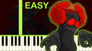 Expurgation from Friday Night Funkin Tricky Mod  EASY Piano Tutorial [upl. by Meesaw]