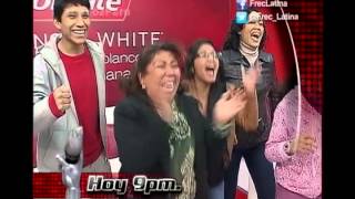 Audiciones a ciegas Promoción programa 18 La Voz Perú Temporada 1 [upl. by Odnalra]