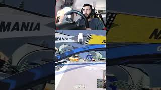 INSANE TrackMania World Record on the precision track with a wheel 🧐 shorts fyp trackmania [upl. by Ainerol556]