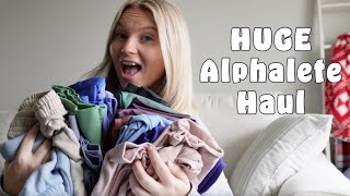 HUGE ALPHALETE HAUL  Amplify Shorts Leggings amp More  Size Medium [upl. by Walter240]