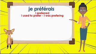 Le Verbe Préférer Imparfait  To Prefer Imperfect Tense  French Conjugation [upl. by Nasya]