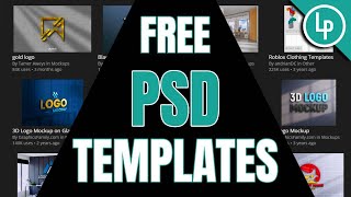 Free PSD Templates in Photopea  Learn Photopea [upl. by Nilhtac398]