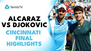 Carlos Alcaraz vs Novak Djokovic  Cincinnati 2023 Final Highlights [upl. by Remas152]