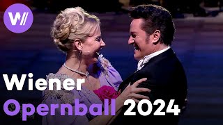 Wiener Opernball 2024  Teil II  Die Eröffnung in voller Länge [upl. by Seravart153]