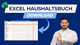 Excel HAUSHALTSBUCH Vorlage 2024 herunterladen kostenlos [upl. by Ailla3]