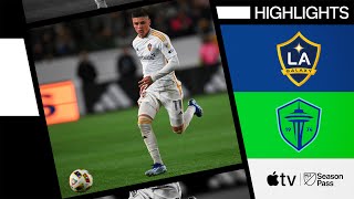 LA Galaxy vs Seattle Sounders  Full Match Highlights  March 30 2024 [upl. by Selim74]