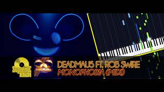 deadmau5 ft Rob Swire  Monophobia FULL MIDI [upl. by Ahsirat426]