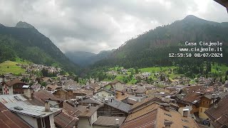 Timelapse 08072024  Webcam Casa Ciajeole  Moena Val di Fassa Dolomiti [upl. by Sklar]