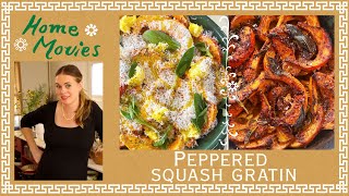 Alison Makes Cheesy Peppered Squash Gratin for Thanksgiving  Home Movies with Alison Roman [upl. by Madge893]