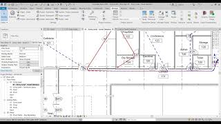 path of travel in revit [upl. by Kcirre]