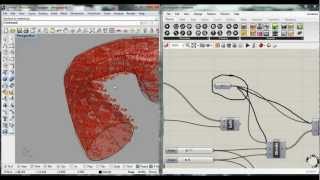 rhino 3d grasshopper parametric design [upl. by Stanly]