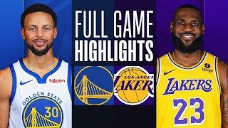 WARRIORS at LAKERS  NBA PRESEASON FULL GAME HIGHLIGHTS  October 13 2023 [upl. by Nezam]