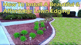 How to Install A Beautiful amp Affordable Paving Stone Edging [upl. by Aloise693]